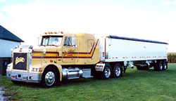 Ford single axle tractor and 32 foot semitrailer